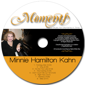 Minnie Kahn CD - Moments
